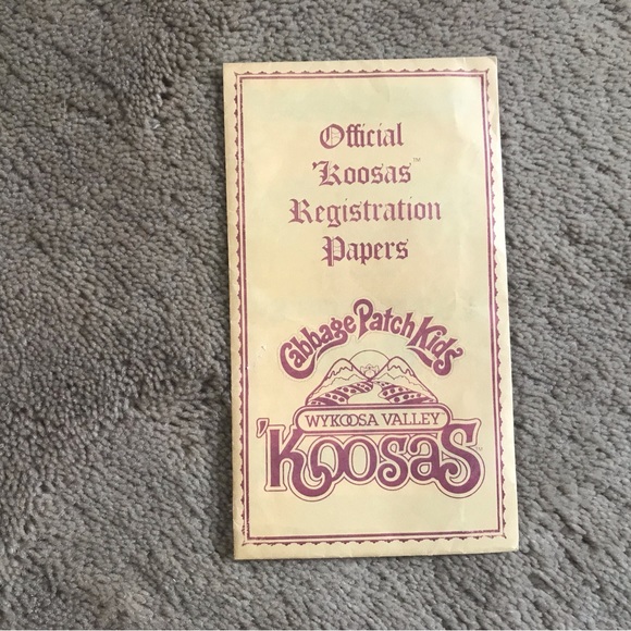 cabbage patch kids koosas 1983 cat - Picture 12 of 16